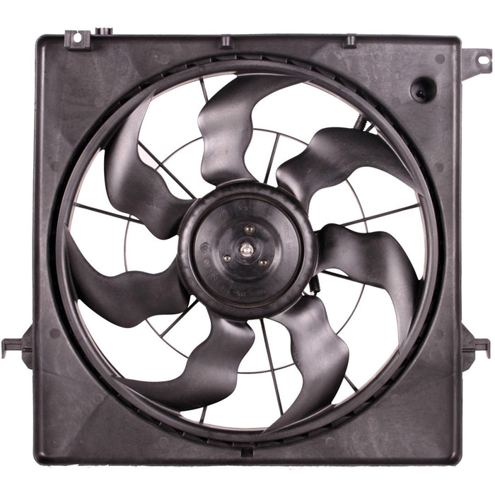 2013-2018 Hyundai Santa Fe Sport Engine Cooling Fan Assembly 2L L4 Turbocharged - HY3115141-Partify-Painted-Replacement-Body-Parts