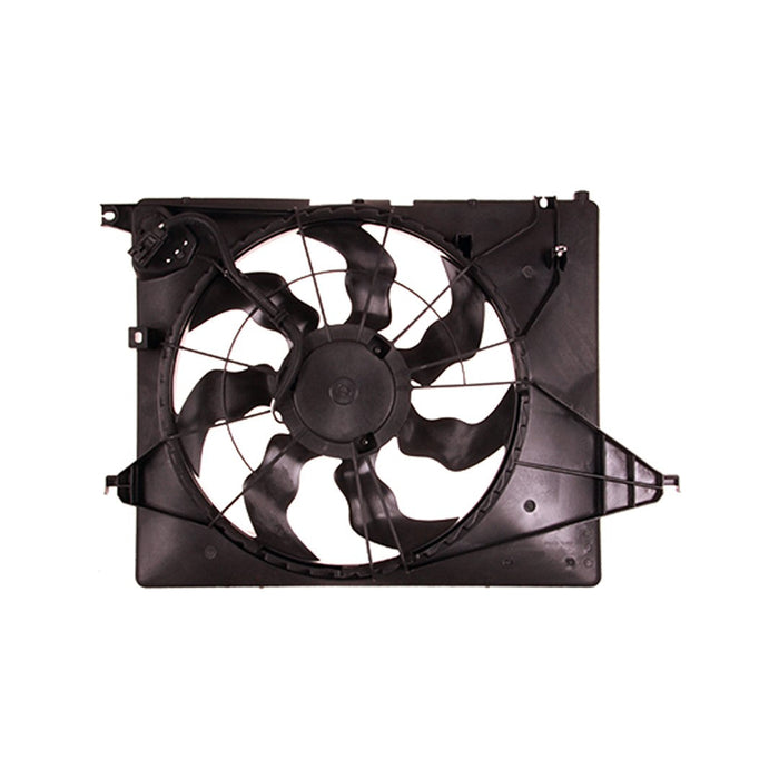 2013-2019 Hyundai Santa Fe/Fe XL GLS/Limited/Limited Ultimate/Kia Sorento Engine Cooling Fan Assembly 7 Seat 3.3L V6 - HY3115143-Partify-Painted-Replacement-Body-Parts