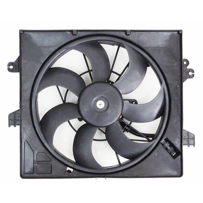 2013-2017 Hyundai Veloster Engine Cooling Fan Assembly Motor/Blade/Shroud Assy Turbocharged - HY3115144-Partify-Painted-Replacement-Body-Parts