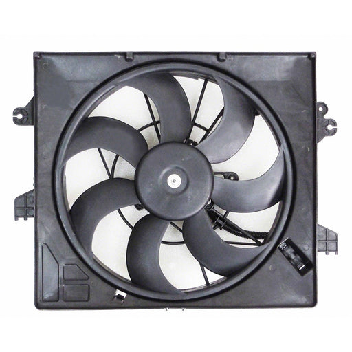 2013-2017 Hyundai Veloster Engine Cooling Fan Assembly Motor/Blade/Shroud Assy Turbocharged - HY3115144-Partify-Painted-Replacement-Body-Parts