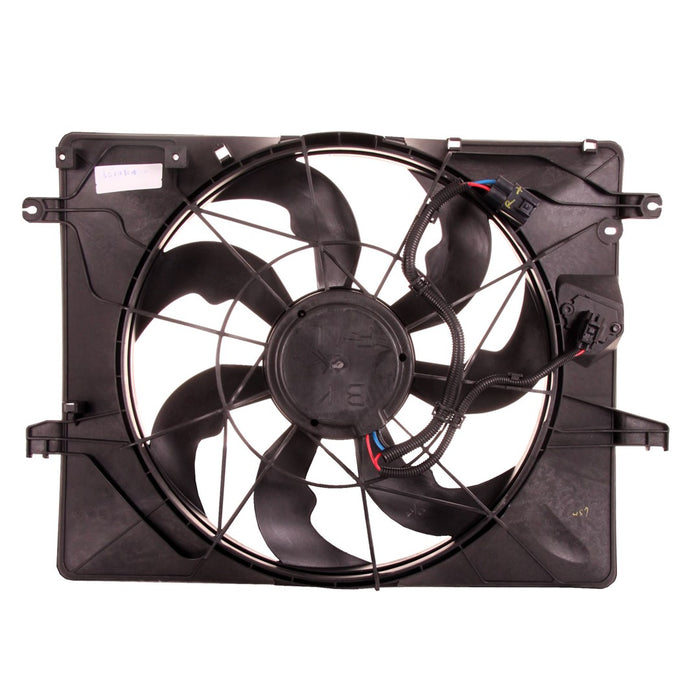 2013-2014 Hyundai Genesis Coupe Engine Cooling Fan Assembly Single Fan Assembly 2L L4 - HY3115147-Partify-Painted-Replacement-Body-Parts