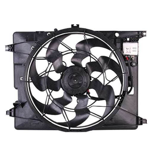 2015-2016 Hyundai Genesis Engine Cooling Fan Assembly 3.8L V6/5L V8 Sedan - HY3115157-Partify-Painted-Replacement-Body-Parts