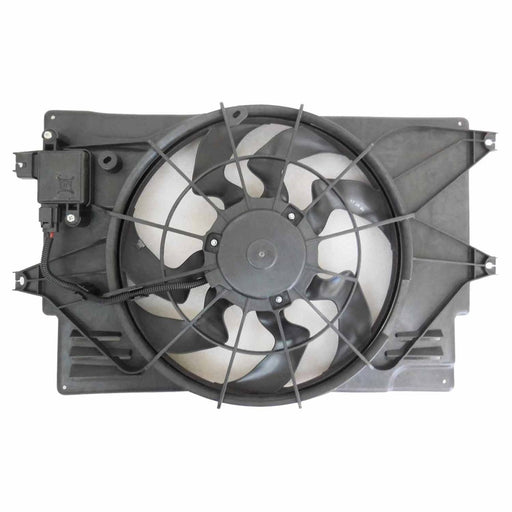 2017-2024 Hyundai Elantra/Elantra GT/Kia Forte Engine Cooling Fan Assembly 1.4L L4 Turbocharged/1.6L L4 Turbocharged Sedan - HY3115158-Partify-Painted-Replacement-Body-Parts