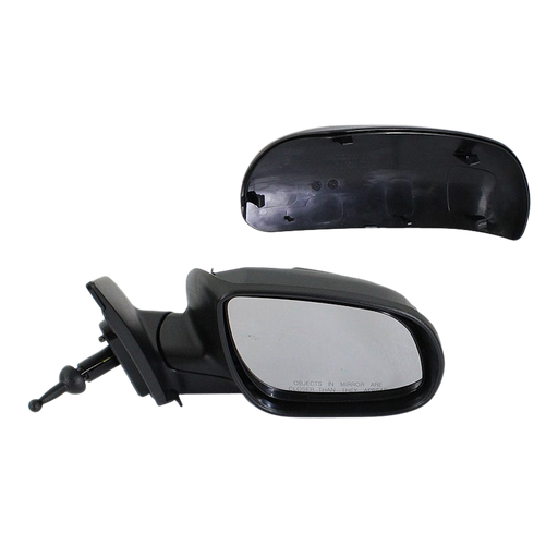 2010-2011 Hyundai Accent Passenger Side Door Mirror Manual Assembly - HY1321173-Partify-Painted-Replacement-Body-Parts