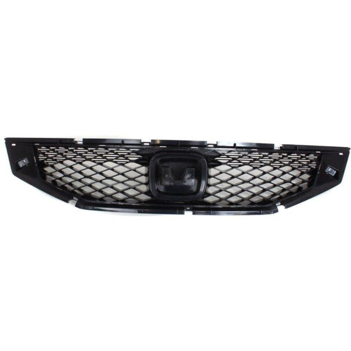 2008-2010 Honda Accord Coupe Grille Black - HO1200192-Partify-Painted-Replacement-Body-Parts