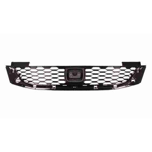 2013-2015 Honda Accord Coupe Grille Painted Black - HO1200217-Partify-Painted-Replacement-Body-Parts