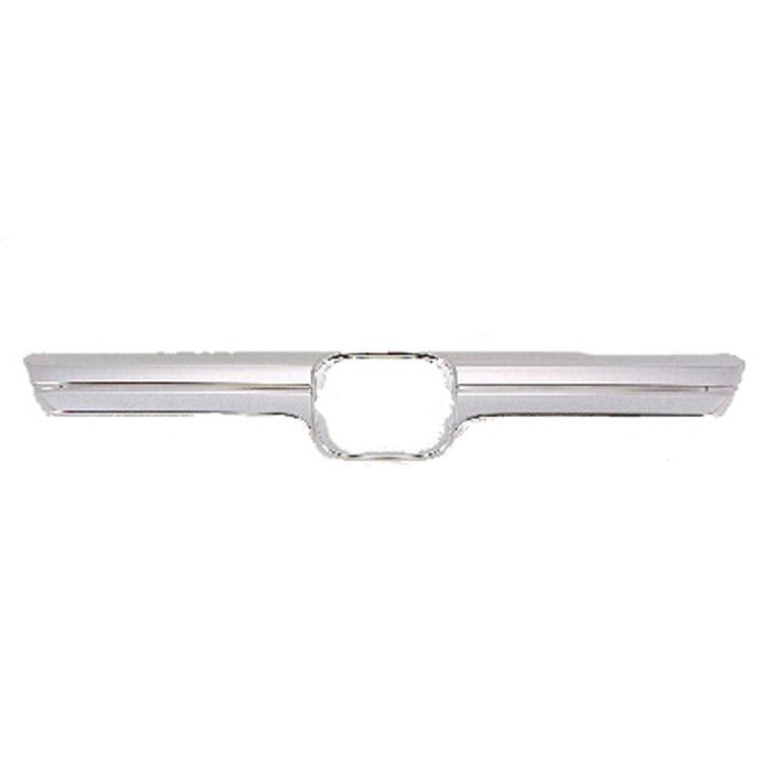 2007-2009 Honda CRV Center Upper Grille Molding With Emblem Hole For Japan Built Ex And Ex-L Models - HO1210124-Partify-Painted-Replacement-Body-Parts