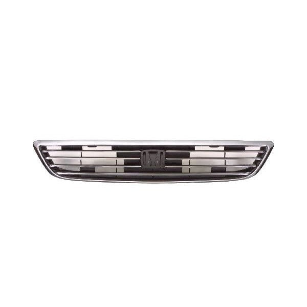 1995-1997 Honda Odyssey Grille Chrome Black - HO1200137-Partify-Painted-Replacement-Body-Parts