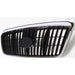 2001-2003 Hyundai Elantra Grille Chrome Black - HY1200117-Partify-Painted-Replacement-Body-Parts