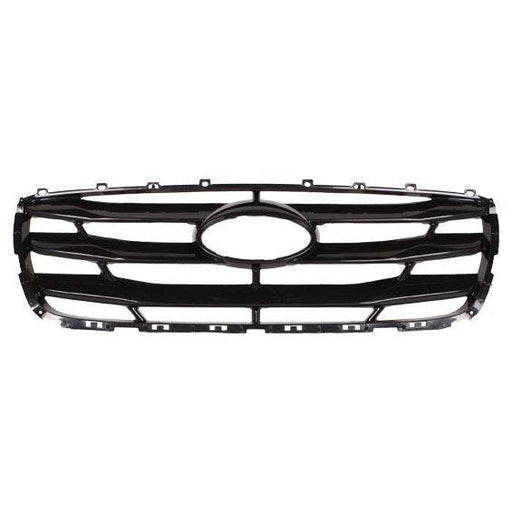 2010-2012 Hyundai Santa Fe Grille Black - HY1200155-Partify-Painted-Replacement-Body-Parts