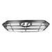 2017-2018 Hyundai Santa Fe Sport Grille Smoke Gray With Camera Sport - HY1200202-Partify-Painted-Replacement-Body-Parts