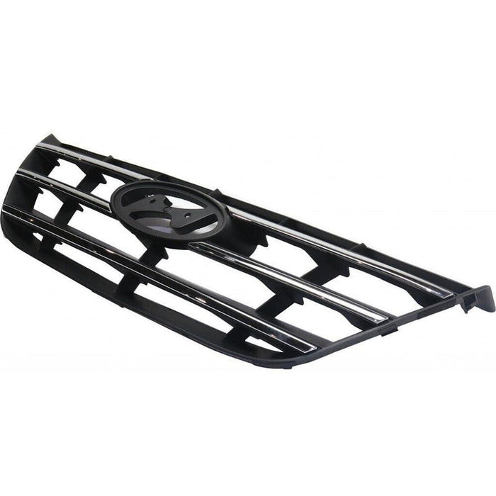 2009-2010 Hyundai Sonata Grille Chrome Black - HY1200152-Partify-Painted-Replacement-Body-Parts