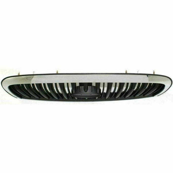 2002-2005 Hyundai Sonata Grille Chrome Painted Black - HY1200134-Partify-Painted-Replacement-Body-Parts