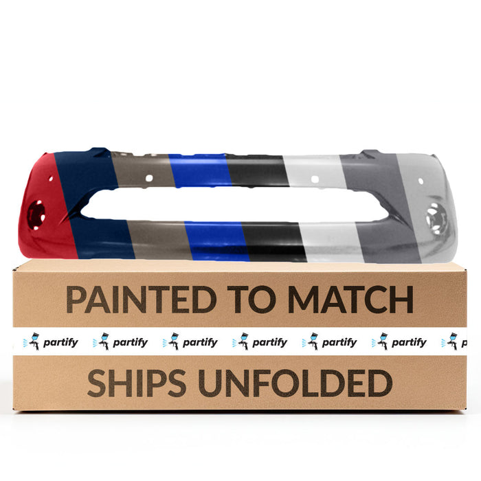 2013-2014 INFINITI QX56/QX80 Front Bumper W/O Headlamp Washer W/Distance Sensor Holes (2/Side) - IN1000261-Partify-Painted-Replacement-Body-Parts