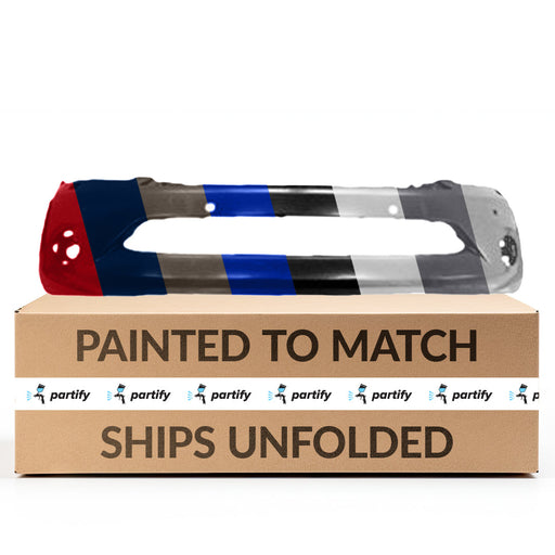 2013-2014 Infiniti QX80 Front Bumper With Sensor Holes & Without Head Light Washer Holes - IN1000262-Partify-Painted-Replacement-Body-Parts