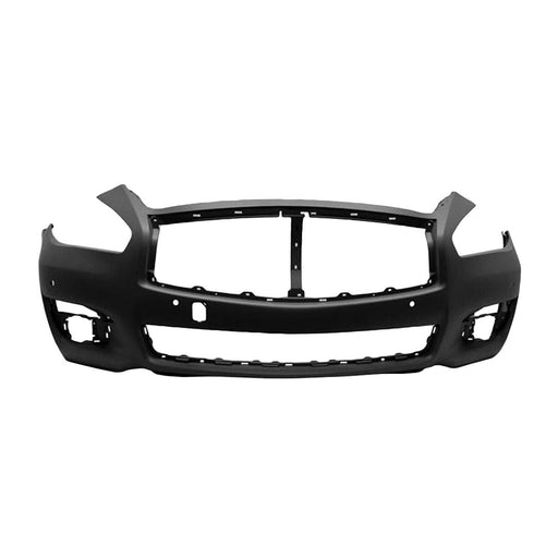 2015-2019 INFINITI Q70/Q70L Premium/Premium Select Edition CAPA Certified Front Bumper Standard Type Premium W/O Sport W/Park Assist - IN1000267C-Partify-Painted-Replacement-Body-Parts