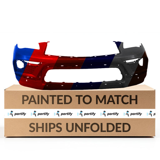 2016-2017 Infiniti QX50 Front Bumper With Sensor Holes - IN1000272-Partify-Painted-Replacement-Body-Parts