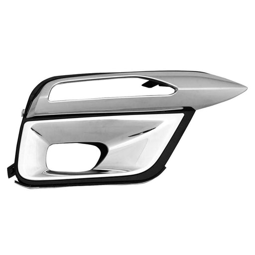 2015-2017 INFINITI QX80 Front Passenger Side Bumper Insert Fog Lamp Bezel W/O Collision Warning - IN1039107-Partify-Painted-Replacement-Body-Parts