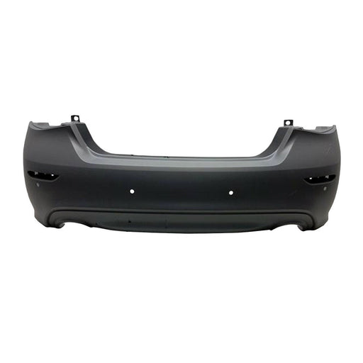 2015-2019 INFINITI Q70/Q70L CAPA Certified Rear Bumper W/Parking Sensors - IN1100156C-Partify-Painted-Replacement-Body-Parts