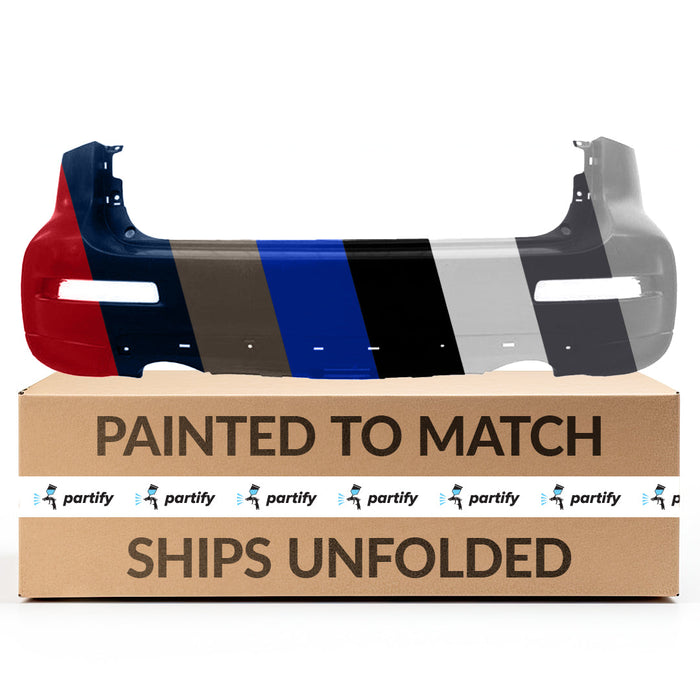 2016-2017 Infiniti QX50 Rear Bumper Without Sensor Holes - IN1100157-Partify-Painted-Replacement-Body-Parts