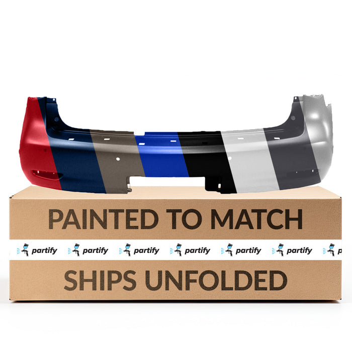 2015-2017 Infiniti QX80 Rear Bumper With Sensor Holes - IN1100160-Partify-Painted-Replacement-Body-Parts