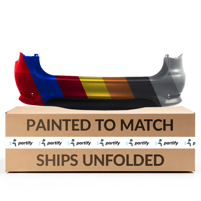 2016-2017 Infiniti QX60 Rear Bumper Without Sensor Holes - IN1100163-Partify-Painted-Replacement-Body-Parts