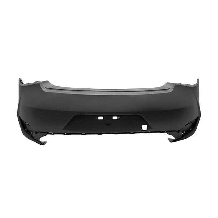 2017-2022 INFINITI Q60 CAPA Certified Rear Bumper W/O Object Sensors - IN1100167C-Partify-Painted-Replacement-Body-Parts