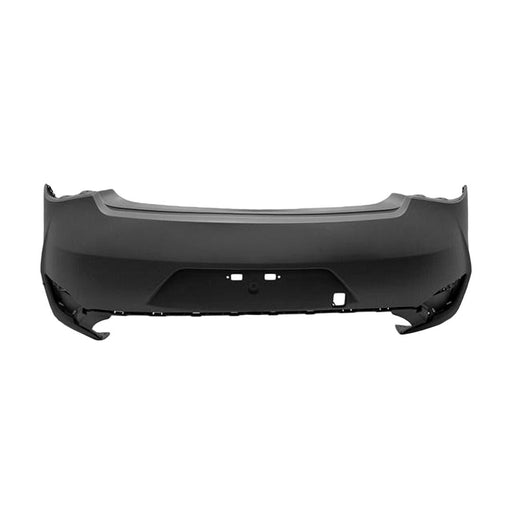 2017-2022 INFINITI Q60 CAPA Certified Rear Bumper W/O Object Sensors - IN1100167C-Partify-Painted-Replacement-Body-Parts