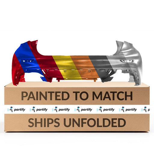 2017-2019 INFINITI QX30 Base/Essential/Luxe/Luxury/Premium/Pure/Sport Rear Bumper W/O Parallel Park Assist W/Object Sensors 4 Holes FWD - IN1100170-Partify-Painted-Replacement-Body-Parts