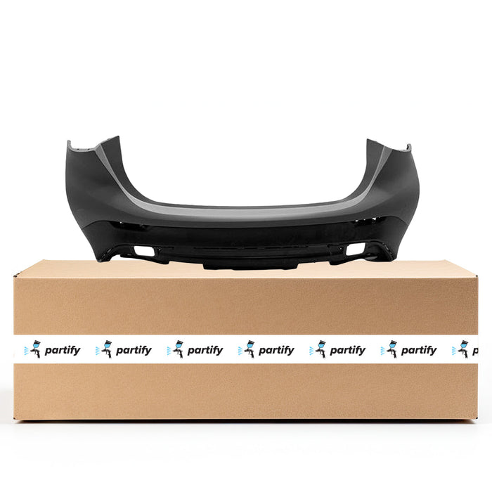 2017-2018 INFINITI QX30 Base/Luxury/Premium CAPA Certified Rear Bumper W/O Object Sensors W/Textured Lower AWD - IN1100171C-Partify-Painted-Replacement-Body-Parts