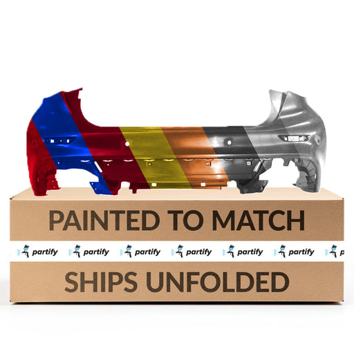 2017-2019 INFINITI QX30 Sport/Sport Plus CAPA Certified Rear Bumper W/Object Sensors 6 Holes - IN1100173C-Partify-Painted-Replacement-Body-Parts