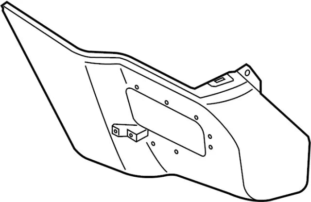 INFINITI QX55 Rear Bumper - IN1116100