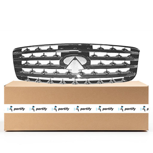2003-2005 INFINITI FX35/FX45 CAPA Certified Grille W/O Sport Package Assembly - IN1200109C-Partify-Painted-Replacement-Body-Parts