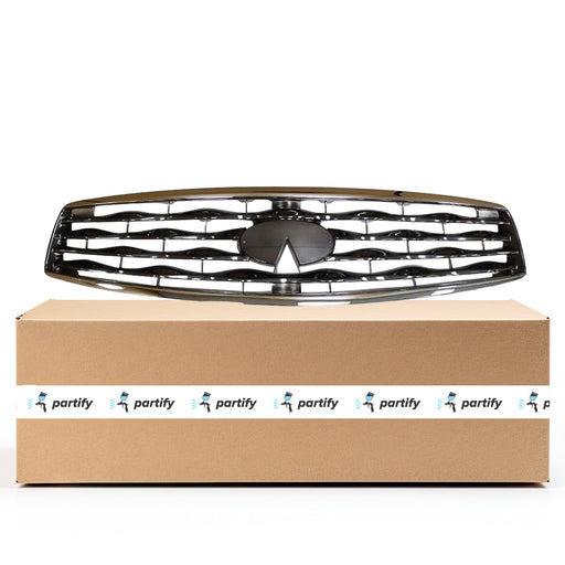 2009-2011 INFINITI FX35/FX50 CAPA Certified Grille Chrome Assembly - IN1200113C-Partify-Painted-Replacement-Body-Parts