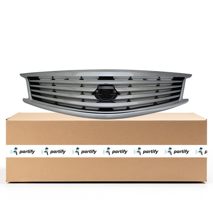 2010-2013 INFINITI G25/G37 Base/Journey CAPA Certified Grille Assembly Sedan - IN1200117C-Partify-Painted-Replacement-Body-Parts