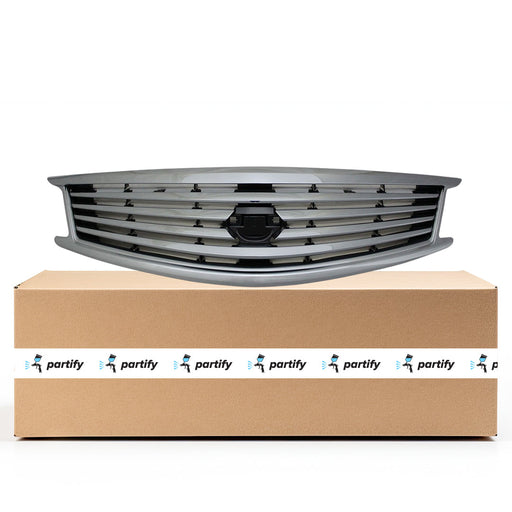 2010-2013 INFINITI G25/G37 Base/Journey CAPA Certified Grille Assembly Sedan - IN1200117C-Partify-Painted-Replacement-Body-Parts
