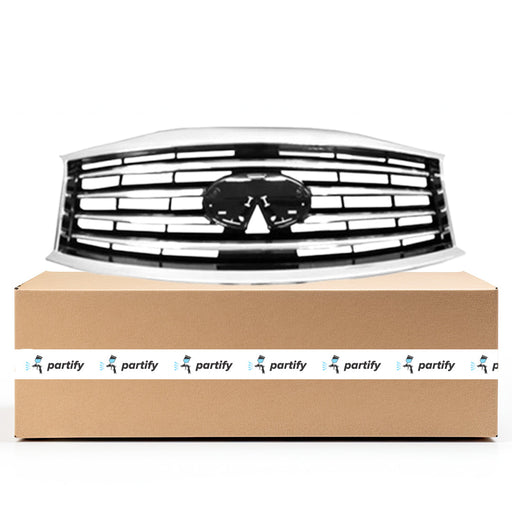 2013-2015 INFINITI JX35/QX60 CAPA Certified Grille W/O Premium Pkg Assembly - IN1200123C-Partify-Painted-Replacement-Body-Parts