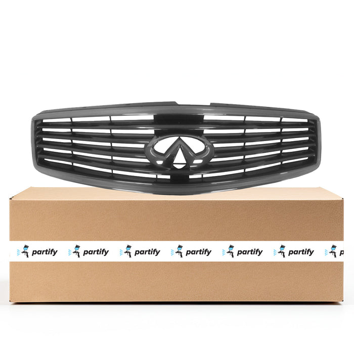 2008-2015 INFINITI EX35/EX37/QX50 CAPA Certified Grille W/O Around View Monitor Assembly - IN1200124C-Partify-Painted-Replacement-Body-Parts