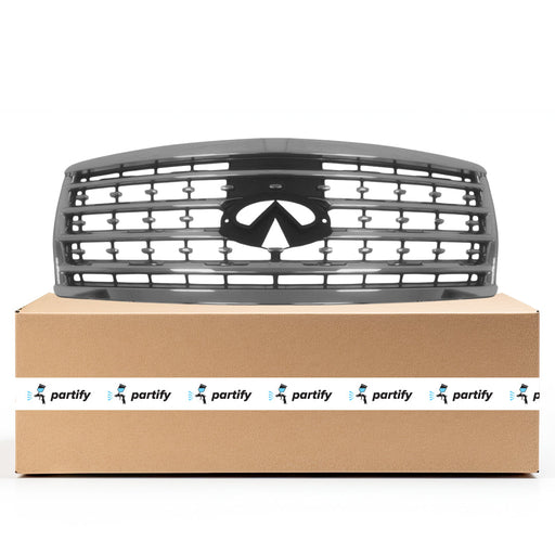 2008-2010 INFINITI QX56 CAPA Certified Grille Assembly - IN1200130C-Partify-Painted-Replacement-Body-Parts