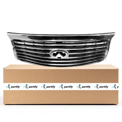 2011-2012 INFINITI QX56 CAPA Certified Grille Assembly - IN1200131C-Partify-Painted-Replacement-Body-Parts