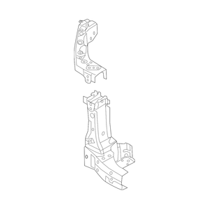 Passenger Side Radiator Support image