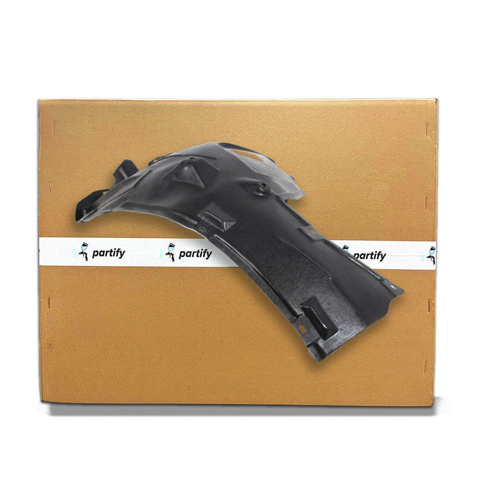 2008-2013 Infiniti G37 Convertible Front CAPA Certified Passenger Side Fender Liner With Sport Rear Section - IN1249113C-Partify-Painted-Replacement-Body-Parts