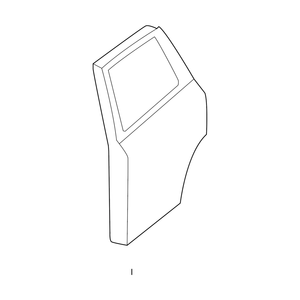 Rear Passenger Side Door Shell image