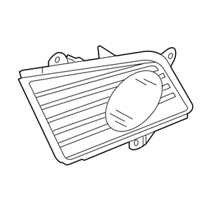 Passenger Side Back Up Light Lens / Housing image