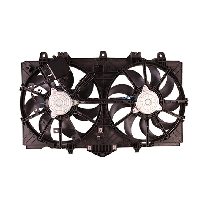 2014-2018 INFINITI Q50 Base/Hybrid/Hybrid Luxe/Hybrid Premium/Hybrid Sport/Sport Engine Cooling Fan Assembly W/O Control Module 3.5L V6/3.7L V6 - IN3115109-Partify-Painted-Replacement-Body-Parts