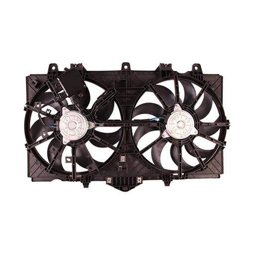 2014-2018 INFINITI Q50 Base/Hybrid/Hybrid Luxe/Hybrid Premium/Hybrid Sport/Sport Engine Cooling Fan Assembly W/O Control Module 3.5L V6/3.7L V6 - IN3115109-Partify-Painted-Replacement-Body-Parts