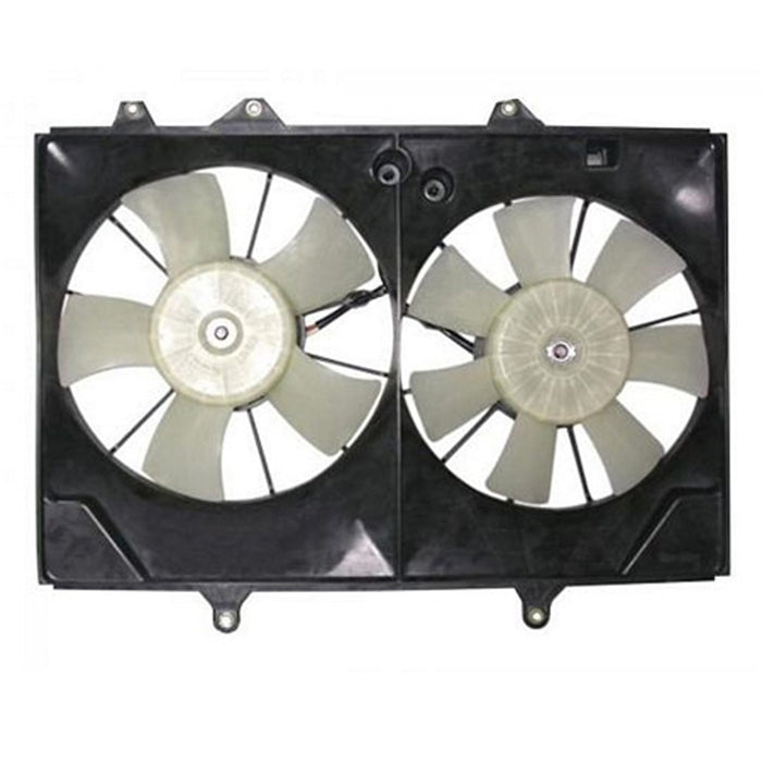 2001-2003 Isuzu Rodeo/Rodeo Sport Engine Cooling Fan Assembly Dual Fan Assembly 2.2L L4 - IZ3115101-Partify-Painted-Replacement-Body-Parts