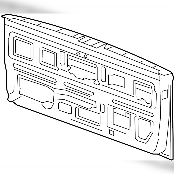 Chevrolet Silverado 1500 OEM Tailgate Shell Model - 84414757 & 84424669 -Partify-Painted-Replacement-Body-Parts