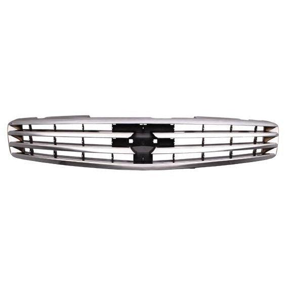 2005-2006 Infiniti G35 Sedan Grille Chrome Black - IN1200115-Partify-Painted-Replacement-Body-Parts