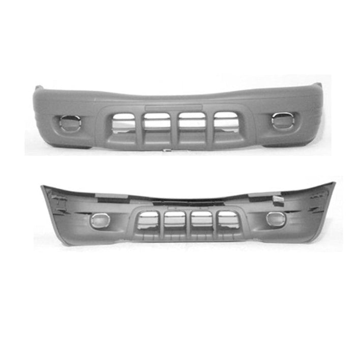 2000-2002 Isuzu AMIGO Front Bumper - IZ1000220-Partify-Painted-Replacement-Body-Parts